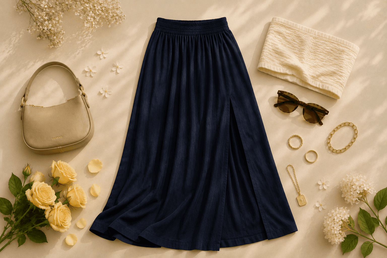 Slit Maxi Skirt